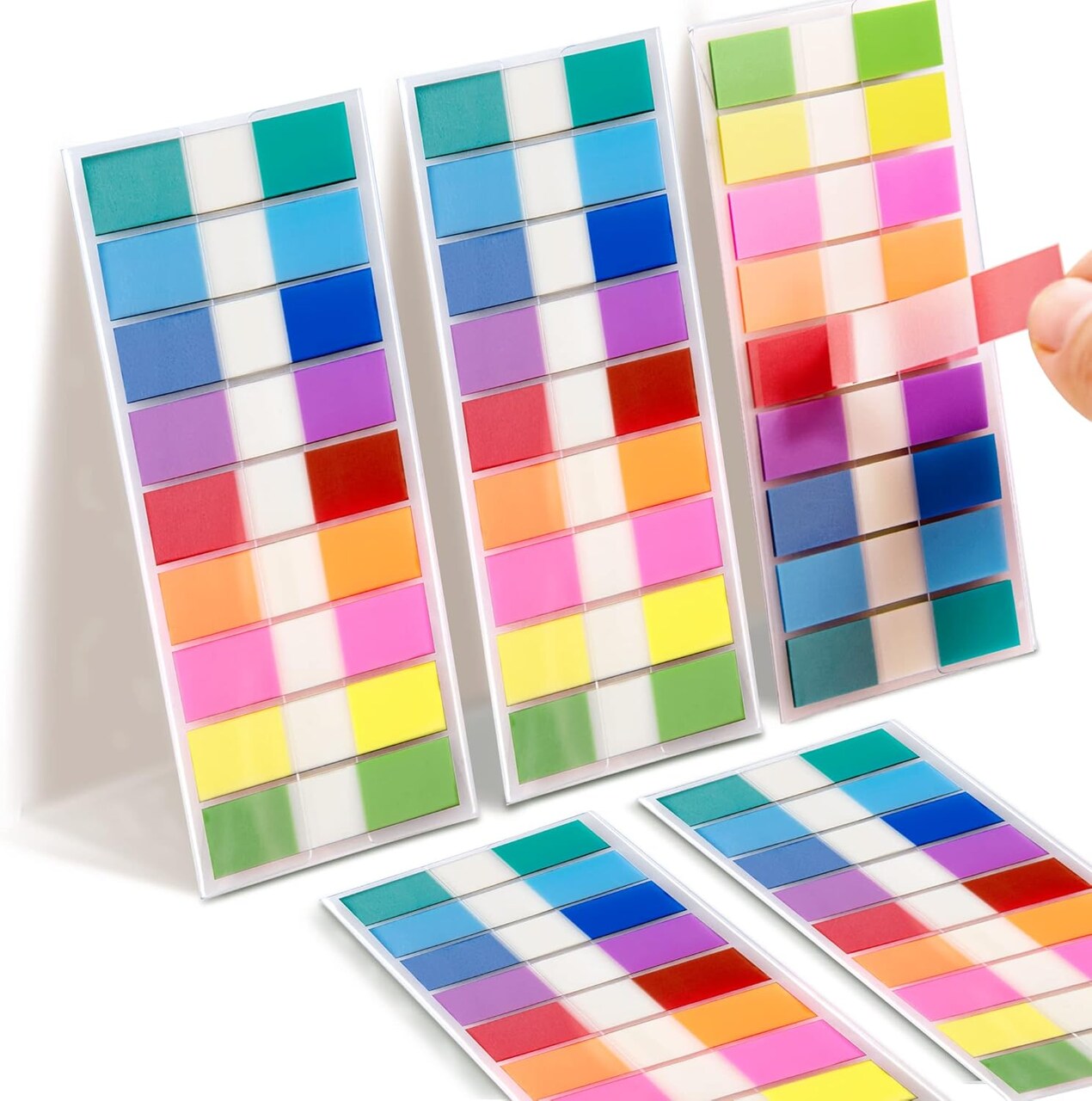 900 Pcs, Transparent Sticky Notes ,Page Markers, Book ,Pop Up Index Tabs,Label,Flags Stickers